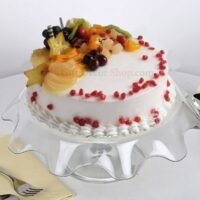 Creamy Vanilla Fruit Cake 2