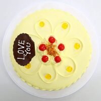 Love You Valentine Butterscotch Cake