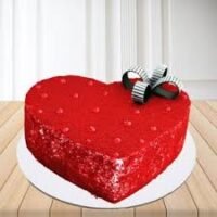 Red Hearts Velvet Cake 3